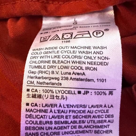 Banana Republic Burnt Orange Lightweight SZ L Joggers - Picture 5 of 8